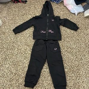 True Religion sweatpants set size 4T